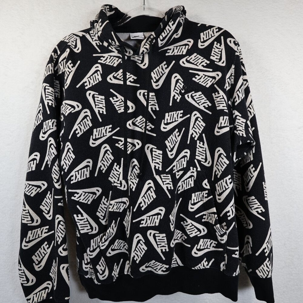 Nike All Over Print Hoodie Pullover Size Small Vintage‎